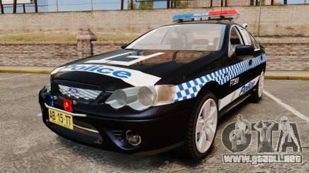 Ford BF Falcon XR6 Turbo Police [ELS] para GTA 4