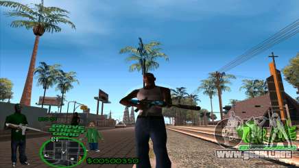 C-HUD Groove by HARDy para GTA San Andreas