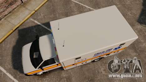 Brute Speedo LEMS Ambulance [ELS] para GTA 4