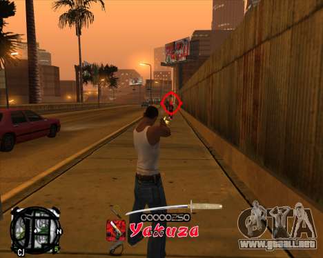C-HUD Yakuza para GTA San Andreas