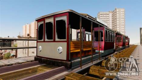 El tranvía de San Andreas para GTA 4