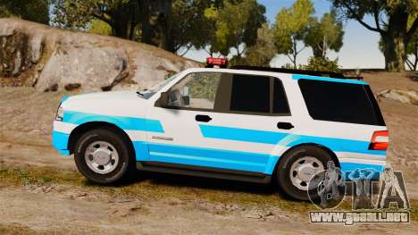 Ford Expedition Japanese Police SSV v2.5F [ELS] para GTA 4