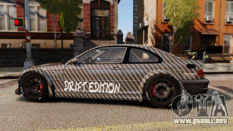 BMW M3 GTR 2012 Drift Edition para GTA 4