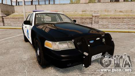 Ford Crown Victoria San Francisco Police [ELS] para GTA 4