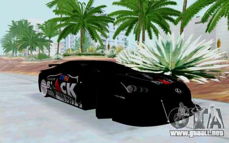 Lexus LFA Street Edition Djarum Black para GTA San Andreas