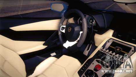 Lamborghini Aventador Roadster para GTA San Andreas