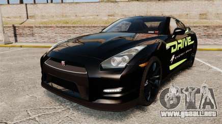 Nissan GT-R Black Edition 2012 Drive para GTA 4