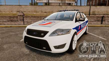 Ford Mondeo IV Wagon Police Nationale [ELS] para GTA 4