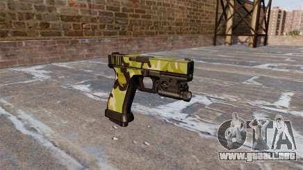 Pistola Glock 20 WoodLand para GTA 4