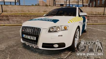 Audi S4 Avant Hungarian Police [ELS] para GTA 4