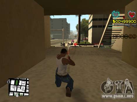 C-HUD Guns para GTA San Andreas