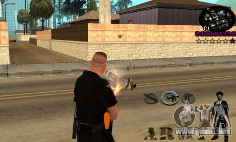 C-HUD Army para GTA San Andreas