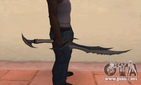 La espada de Skyrim para GTA San Andreas