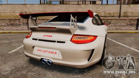 Porsche 997 Carrera GT3 RS para GTA 4