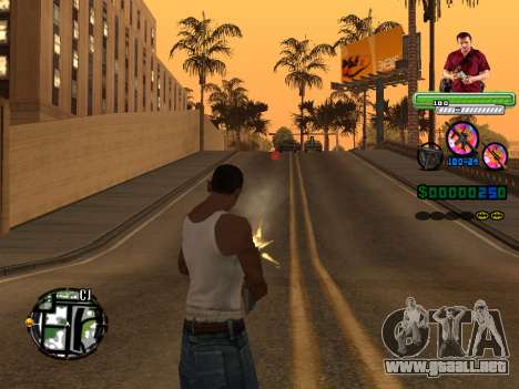 C-HUD Michael (GTA V) para GTA San Andreas