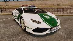 Lamborghini Huracan Cop [ELS] para GTA 4
