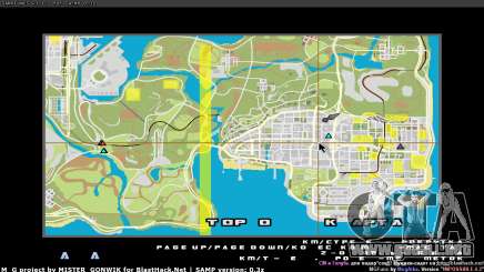 Mapa en tiempo real para GTA San Andreas