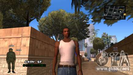 C-HUD Army para GTA San Andreas