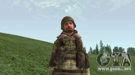 Militar en camuflaje para GTA San Andreas