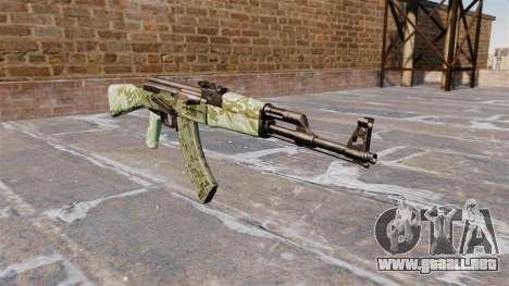 El AK-47 Verde camo para GTA 4