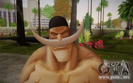 One Piece Whitebeard Edward Newgate para GTA San Andreas