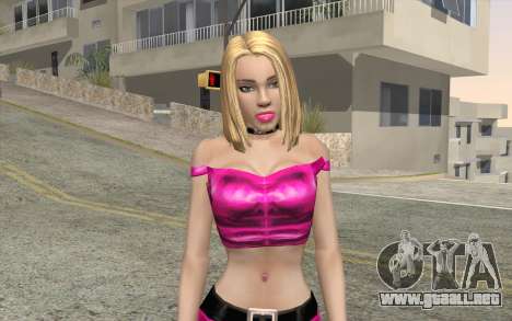 Pink Dressed Girl para GTA San Andreas