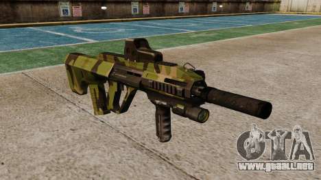 Автомат Steyr AUG-A3 Óptica Woodland para GTA 4