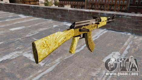 El AK-47 de Oro para GTA 4