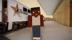 Cj Minecraft para GTA San Andreas