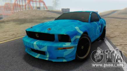 Ford Mustang Shelby Blue Star Terlingua para GTA San Andreas