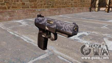 Pistola FN Five-seveN Blue Camo para GTA 4