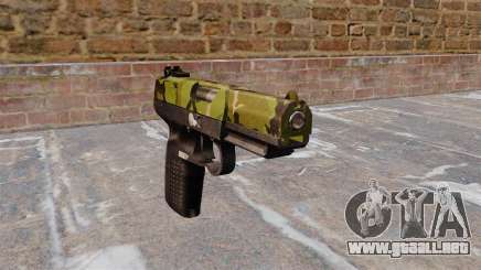 Pistola FN Five seveN Woodland para GTA 4