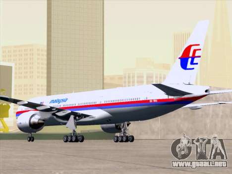 Boeing 777-2H6ER Malaysia Airlines para GTA San Andreas