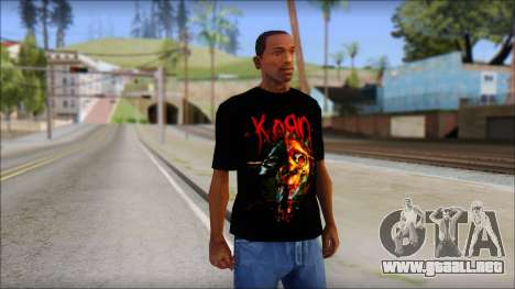 KoRn T-Shirt Mod para GTA San Andreas