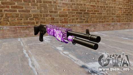 Ружье Franchi SPAS-12 Púrpura Camo para GTA 4