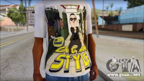 Gangnam Style T-Shirt para GTA San Andreas