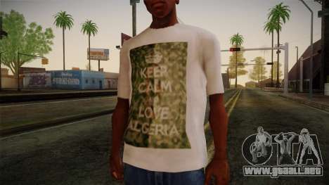 Keep Calm and Love Shirt para GTA San Andreas
