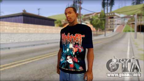 SlipKnoT T-Shirt v4 para GTA San Andreas