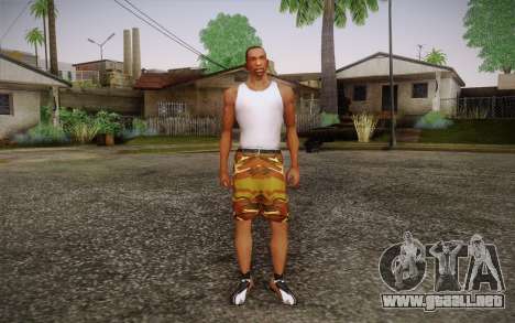 Camo Shorts Pants para GTA San Andreas