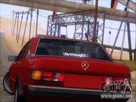 Mercedes Benz 190E Drift V8 para GTA San Andreas