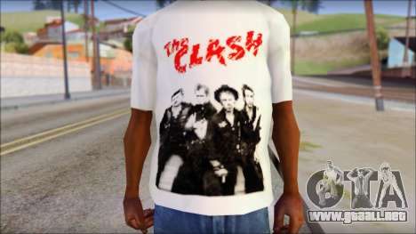 The Clash T-Shirt para GTA San Andreas