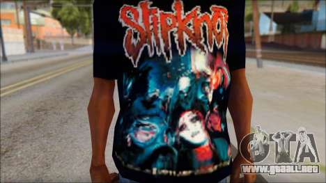 SlipKnoT T-Shirt v4 para GTA San Andreas