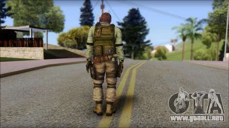 Chris Europa from Resident Evil 6 para GTA San Andreas