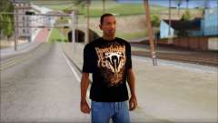Randy Orton Black Apex Predator T-Shirt para GTA San Andreas