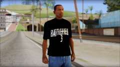 Battlefield 3 Fan Shirt para GTA San Andreas