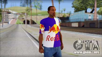 Red Bull T-Shirt para GTA San Andreas