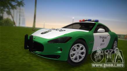 Maserati Granturismo Police para GTA Vice City