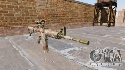 Automático carabina MA Muñeca Camo para GTA 4