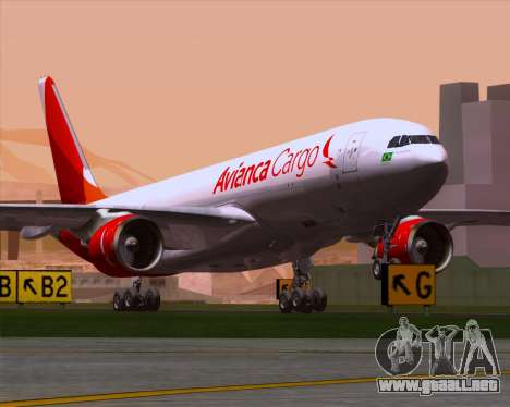 Airbus A330-243F Avianca Cargo para GTA San Andreas