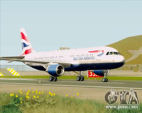 Airbus A320-232 British Airways para GTA San Andreas